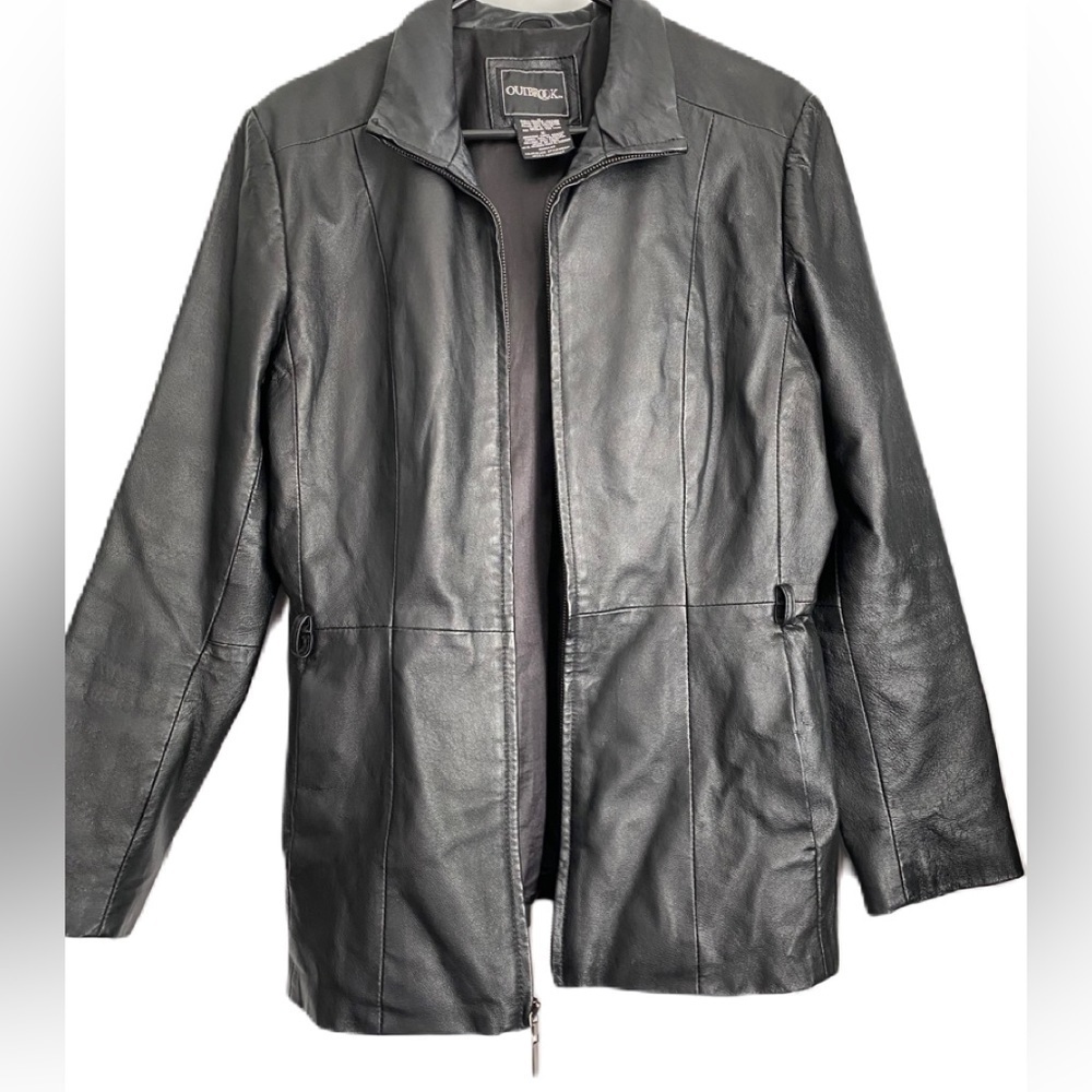 Outbrook Leather Jacket, Size:Medium